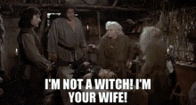Im Not A Witch Im Your Wife Princess Bride GIF - Im Not A Witch Im Your Wife Witch Wife GIFs