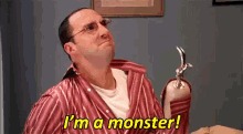 Im A Monster GIF - Arrested Development Tony Hale Buster Bluth GIFs