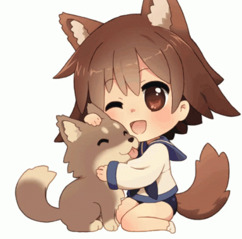 Love You Anime GIF - Love You Anime Puppy - Discover & Share GIFs