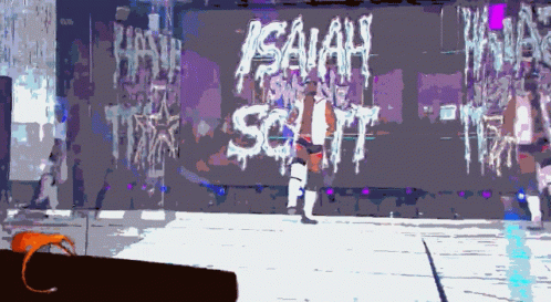 Isaiah Swerve Scott Entrance GIF - Isaiah Swerve Scott Entrance Pose GIFs