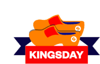 Kings Day Clogs Sticker - Kings Day Clogs Tap Dancing Shoes Stickers
