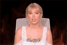 Oh God Taylor Swift GIF - Oh God Taylor Swift The Ellen Show GIFs