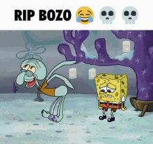 Rip Bozo Spongebob GIF - Rip Bozo Bozo Spongebob GIFs