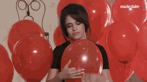 Camila Cabello,Pop Balloon,popped,gif,animated gif,gifs,meme.