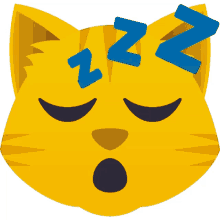 sleeping cat joypixels sleep tight sleep well