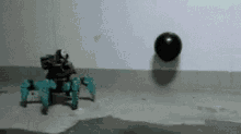 tomas robot balloon pop explode