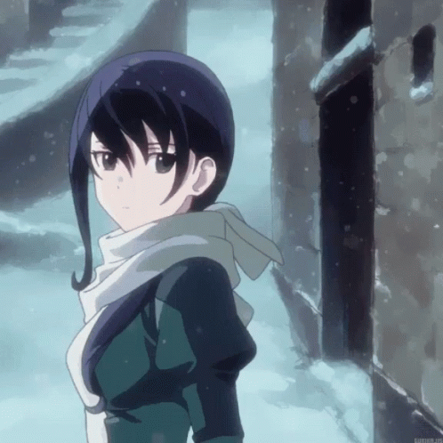 Anime Snow Gif Anime Snow Cute Discover Share Gifs