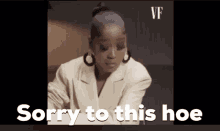 Keke Palmer Sorry GIF - Keke Palmer Sorry Sorry To This Hoe GIFs