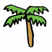 adamjk emojis emoji stickers palm tree