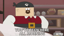 Youve Been Here All Morning Captain Gus GIF - Youve Been Here All Morning Captain Gus Carlos Alazraqui GIFs