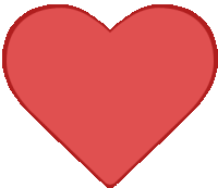 Heart Red Sticker - Heart Red Animated Heart Stickers