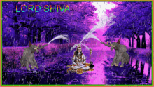Lord Shiva Rain GIF - Lord Shiva Rain Sit GIFs
