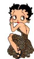 Betty Boop I Am Looking Good Sticker - Betty Boop I Am Looking Good In My Leopard Skin Stickers