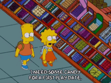 I Need Some Candy For A First Play Date GIF - Play Date Candy Lisa Simpson GIFs