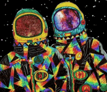 Space Astronaut GIF - Space Astronaut Rainbow GIFs