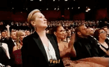 Yes Meryl Streep GIF - Yes Meryl Streep Cheer GIFs