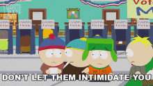 Dont Let Them Intimidate You Kyle Broflovski GIF - Dont Let Them Intimidate You Kyle Broflovski Cartman GIFs