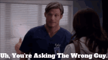 Greys Anatomy Atticus Lincoln GIF - Greys Anatomy Atticus Lincoln Uh Youre Asking The Wrong Guy GIFs