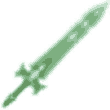 emerald sword from bedwars lol