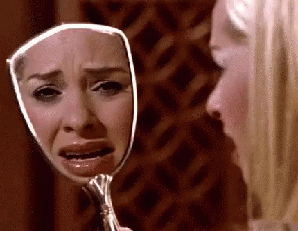 Upset Crying GIF - Upset Crying Mirror - Discover &amp; Share GIFs