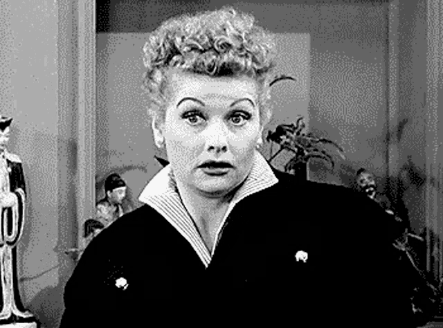 Lucille Ball Let Me Think GIF.