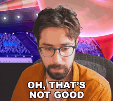 Oh Thats Not Good Wolfe Glick GIF - Oh Thats Not Good Wolfe Glick Wolfeyvgc GIFs