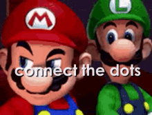 Connect The Dots Mario GIF - Connect The Dots Mario Luigi GIFs