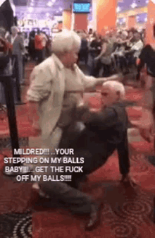 Funny Mildred GIF - Funny Mildred My Balls GIFs