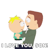 I Love You Son Butters Stotch Sticker - I Love You Son Butters Stotch Stephen Stotch Stickers