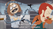 Its My Fault And Im Gonna Get Therapy Kyle Broflovski GIF - Its My Fault And Im Gonna Get Therapy Kyle Broflovski Amazon Alexa GIFs