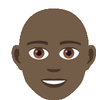 Bald Man Joypixels Sticker - Bald Man Joypixels Hairless Stickers