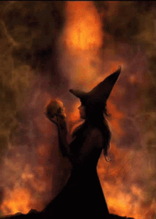 Witch Samhian GIF - Witch Samhian Skull GIFs