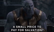 Thanos Marvel GIF - Thanos Marvel Small Price GIFs