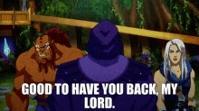 Masters Of The Universe Beast Man GIF - Masters Of The Universe Beast Man Good To Have You Back My Lord GIFs