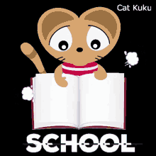 school school sucks learn learn a lot cat kuku