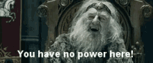 You Have No Power Here! GIF - Lotr Lord Of The Rings Theoden GIFs