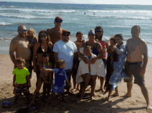 family portrait family crazies beach