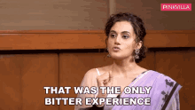 That Was The Only Bitter Experience Taapsee Pannu GIF - That Was The Only Bitter Experience Taapsee Pannu Pinkvilla GIFs