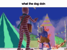 What The Dog Doin What The Dog Doing GIF - What The Dog Doin What The Dog Doing Popee The Peformer GIFs