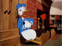 In Love Donald Duck GIF - In Love Donald Duck Heart GIFs