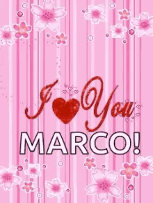 I Love You Marco GIF - I Love You Marco I Love You Love GIFs