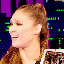 Ronda Rousey Haha GIF - Ronda Rousey Haha Laugh GIFs