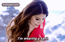 I'M Wearing A Sari!.Gif GIF - I'M Wearing A Sari! Adhm Hindi GIFs