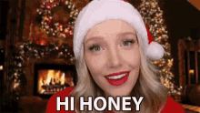 Hi Honey Santa GIF - Hi Honey Santa Ms Clause GIFs