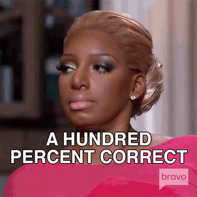 A Hundred Percent Correct Real Housewives Of Atlanta GIF - A Hundred Percent  Correct Real Housewives Of Atlanta 100Percent Accurate - Descubre &  Comparte GIFs