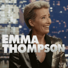laughing star hollywood actress emma thompson