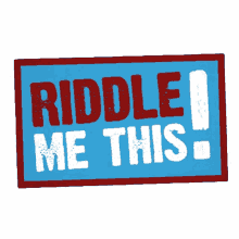me riddle