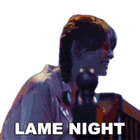 Lame Night Allison Ponthier Sticker - Lame Night Allison Ponthier Harshest Critic Song Stickers