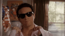 Lets Do This GIF - Sunglasses Collar Popped Ready GIFs