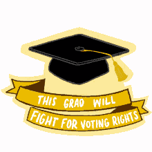 this grad will fight for voting rights 2021 graduation graduate commencement this grad will fight for voting rights 2021 graduation graduate commencement
